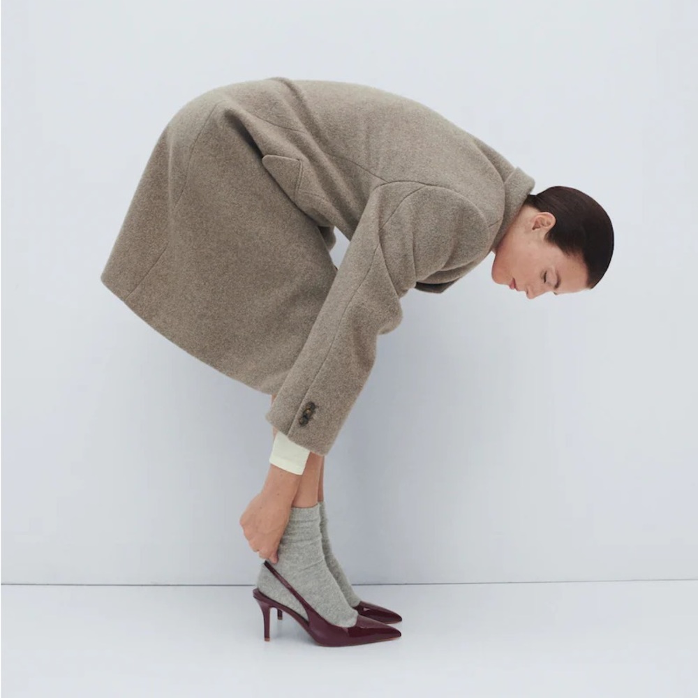 Mango Point-toe heeled shoe